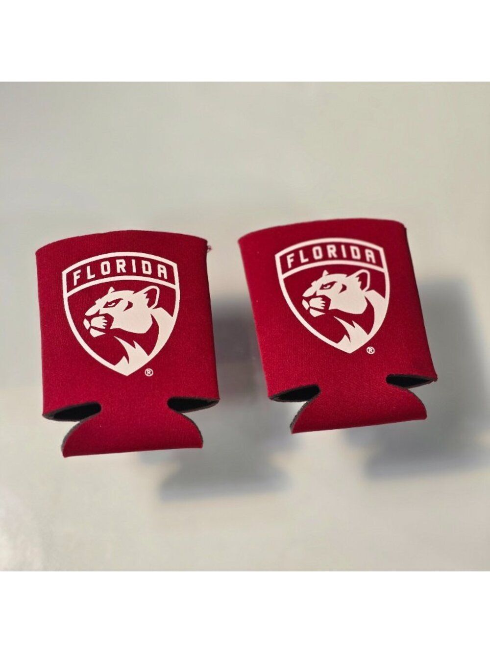 2 Florida Panthers Promo Can Cooler Koozie Stanley Cup Promotional
